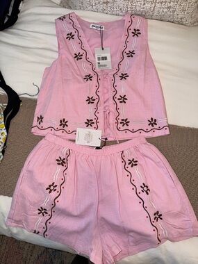Princess Polly Bellamore Set Pink
